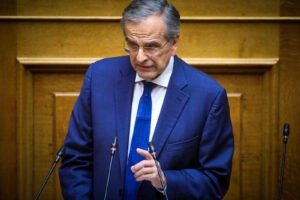 Αντώνης Σαμαράς: «Η αποπομπή Γεραπετρίτη είναι μονόδρομος» – Σφοδρή επίθεση στην κυβέρνηση για Λιβύη και Τουρκία
